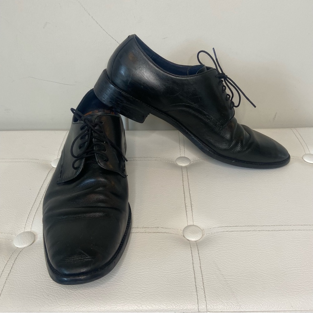 Cole Haan Grand Os Lenox Hill Dress Oxfords Men's 13 M Black C25810 Lace Up
